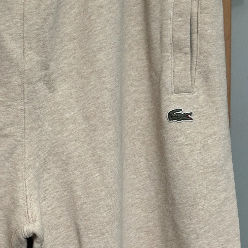 Lacoste Sweatpants French Sportswear Joggers‎ L Excellent Relaxed Fit Logo